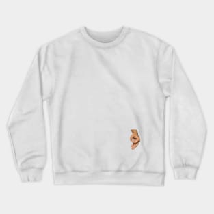 Finger Circle Crewneck Sweatshirt